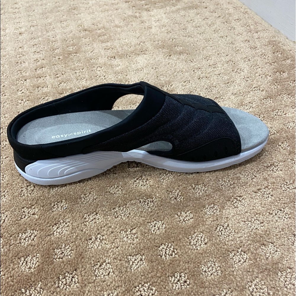 black sandals